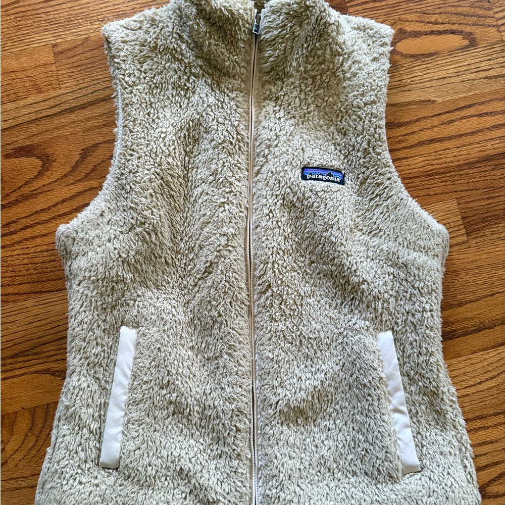 Patagonia Cream Fleece Vest